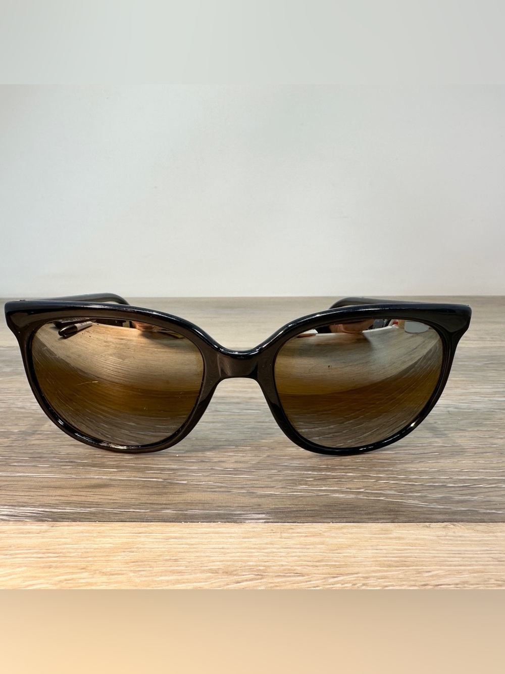 Vintage Vuarnet Pouilloux 002 Sunglasses Amber Lens Black Frames France 1980's